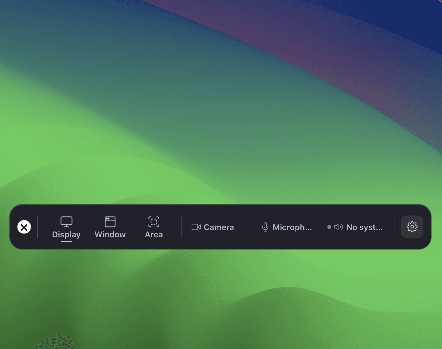 Polished recording controls
